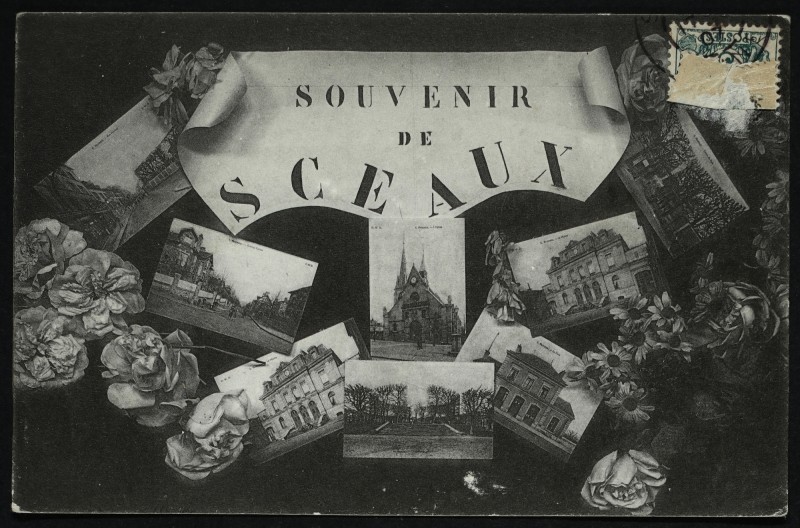 Carte postale ancienne Souvenir de Sceaux à Sceaux