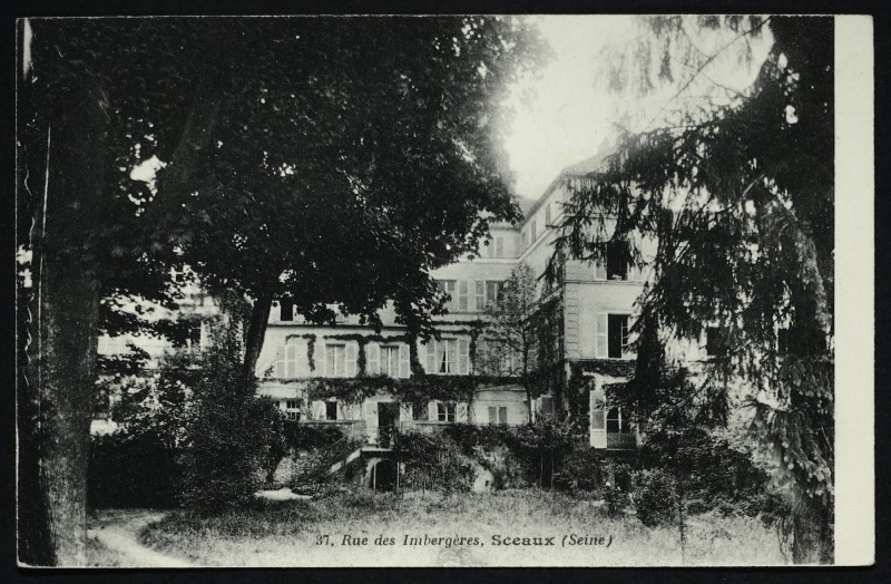 Carte postale ancienne Rue des Imbergères à Sceaux