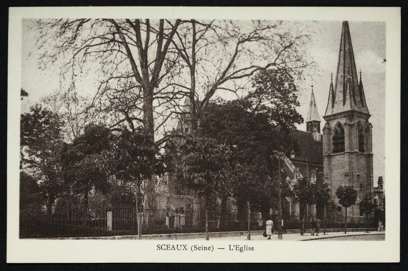 Carte postale ancienne L'Eglise à Sceaux