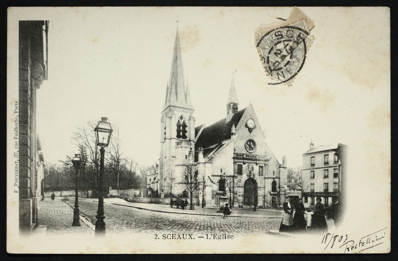 Carte postale ancienne L'Eglise à Sceaux