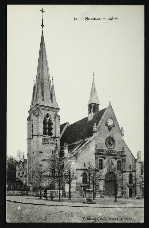 Carte postale ancienne Eglise à Sceaux