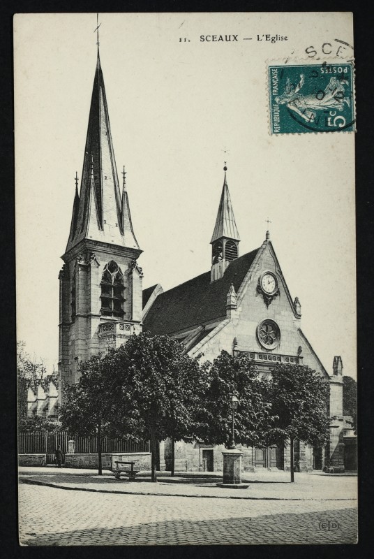 Carte postale ancienne L'Eglise à Sceaux