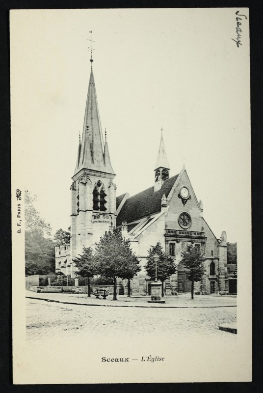 Carte postale ancienne Sceaux L'Eglise à Sceaux