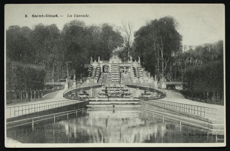 Carte postale ancienne La Cascade à Saint-Cloud