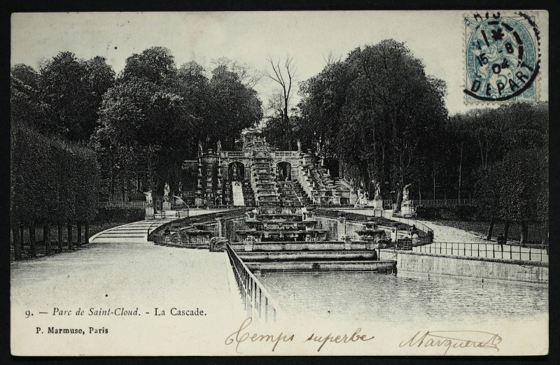 Carte postale ancienne La Cascade à Saint-Cloud