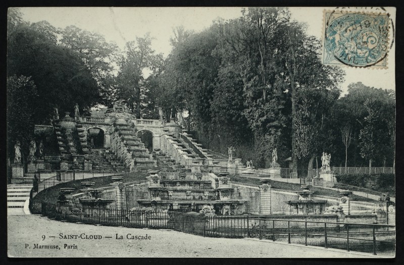 Carte postale ancienne La Cascade à Saint-Cloud