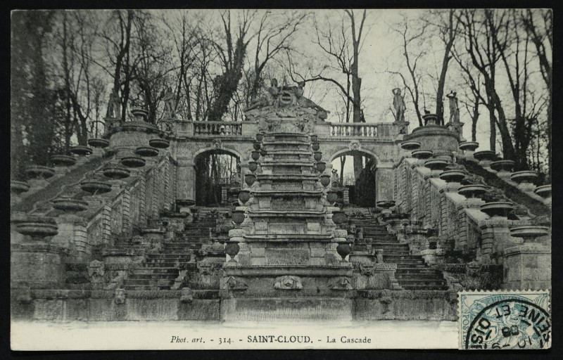 Carte postale ancienne La Cascade à Saint-Cloud