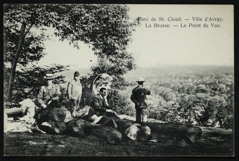 Carte postale ancienne La Brosse. - Le Point de Vue à Saint-Cloud