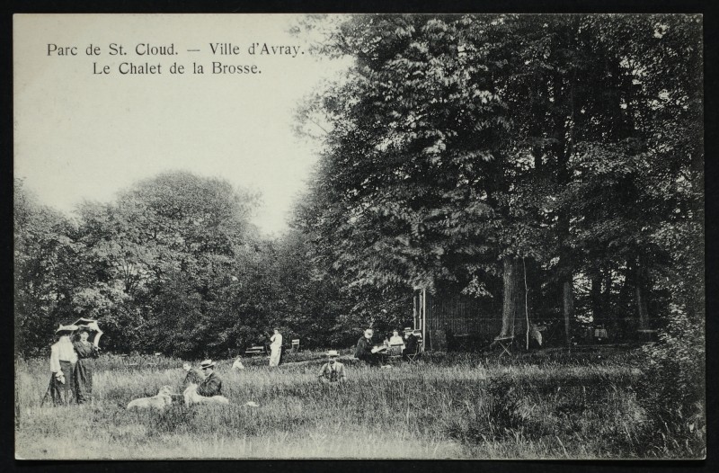 Carte postale ancienne Le Chalet de la Brosse à Saint-Cloud