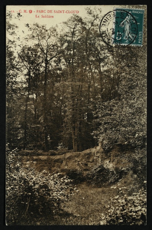 Carte postale ancienne La Sablière à Saint-Cloud