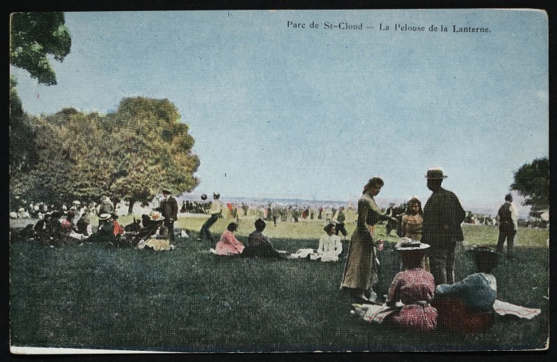 Carte postale ancienne La Pelouse de la Lanterne à Saint-Cloud
