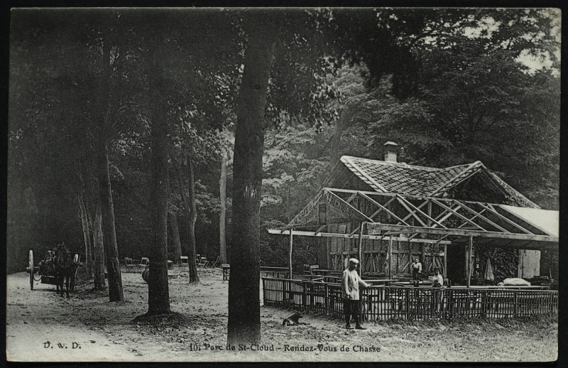 Carte postale ancienne Rendez-Vous de Chasse à Saint-Cloud