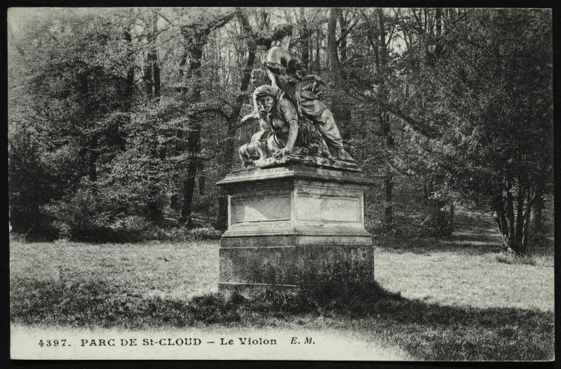Carte postale ancienne Le Violon à Saint-Cloud