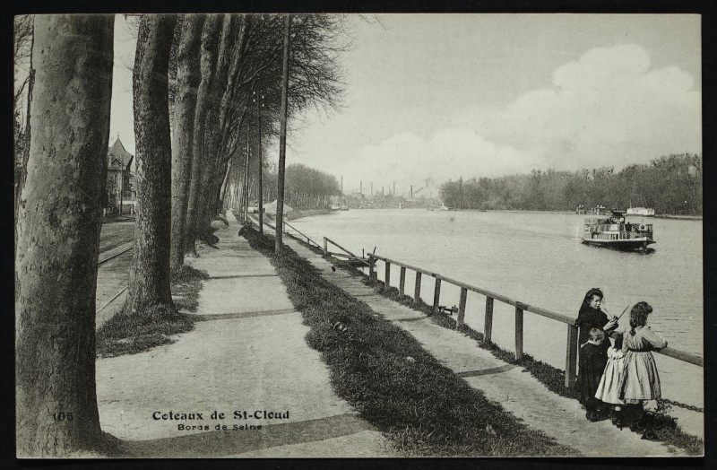 Carte postale ancienne Coteaux de St-Cloud à Saint-Cloud