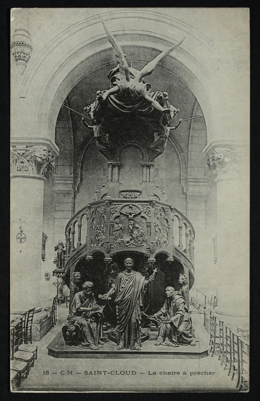Carte postale ancienne La Chaire à prêcher à Saint-Cloud