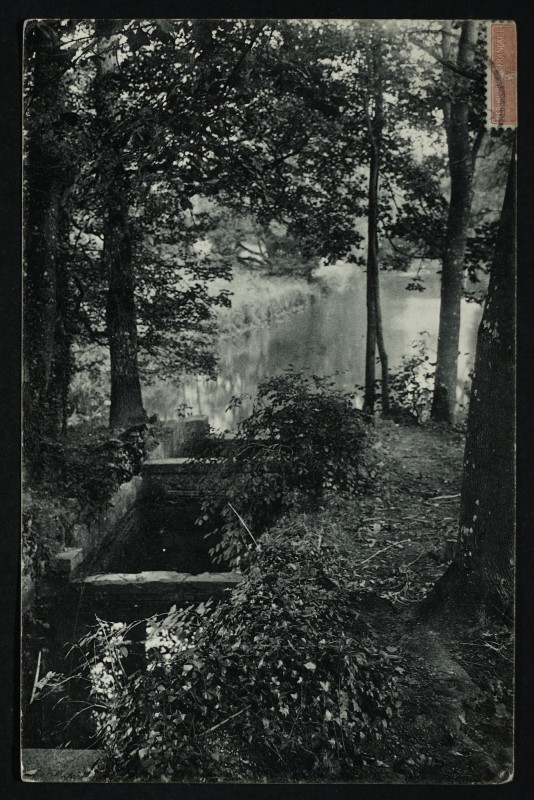 Carte postale ancienne Villeneuve-L'Etang. Les Sources de l'Etang à Saint-Cloud