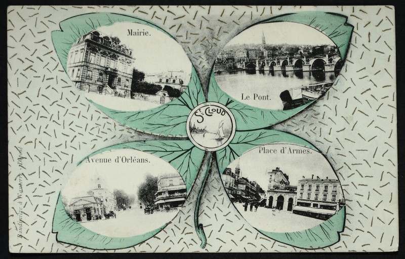 Carte postale ancienne St-Cloud à Saint-Cloud