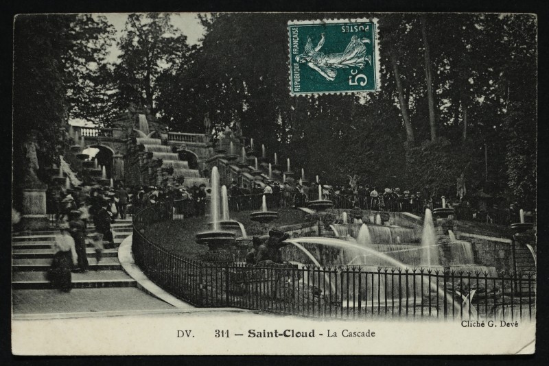 Carte postale ancienne La Cascade à Saint-Cloud