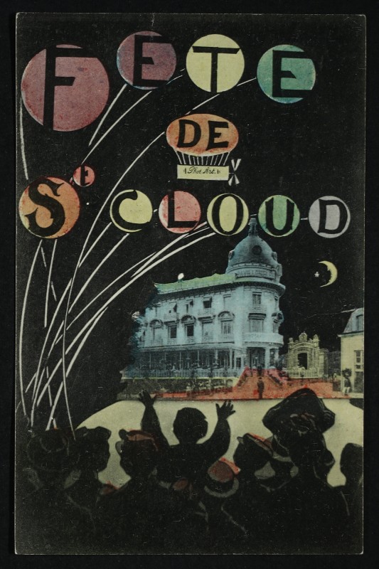 Carte postale ancienne Fête de St. Cloud à Saint-Cloud