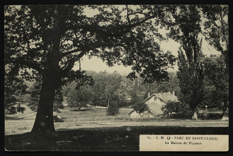 Carte postale ancienne La Maison du Piqueur à Saint-Cloud