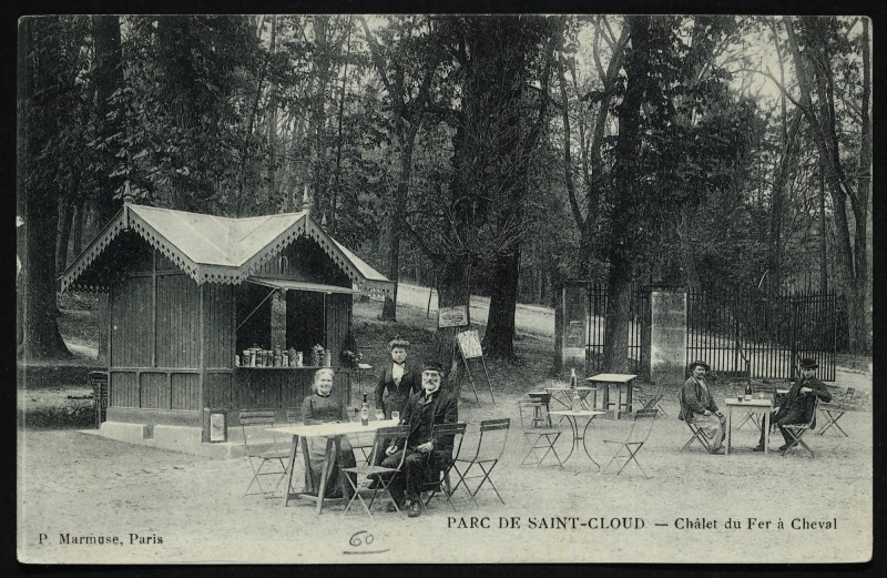 Carte postale ancienne Chalet du Fer à Cheval à Saint-Cloud