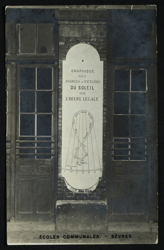 Carte postale ancienne Ecoles communales à Sèvres