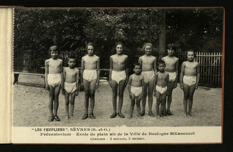 Carte postale ancienne Les Peupliers - Préventorium - Ecole de plein air de la Ville de Boulogne-Biliancourt à Sèvres