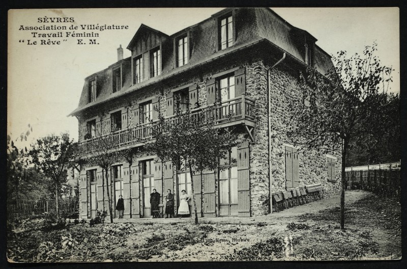 Carte postale ancienne "Le Rêve" - Association de Villégiature Travail Féminin à Sèvres