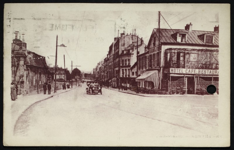 Carte postale ancienne Grande-Rue à Sèvres