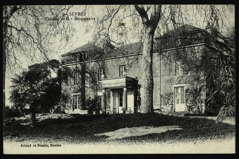 Carte postale ancienne Château de  "La Bouquinière" à Sèvres