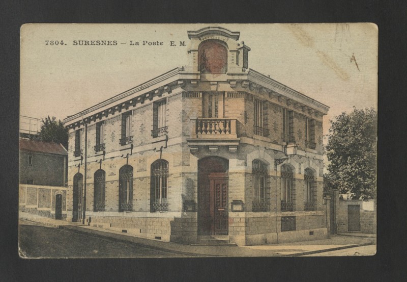 Carte postale ancienne La Poste à Suresnes