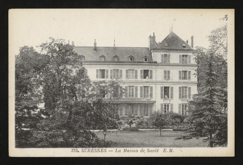 Carte postale ancienne La Maison de Santé à Suresnes