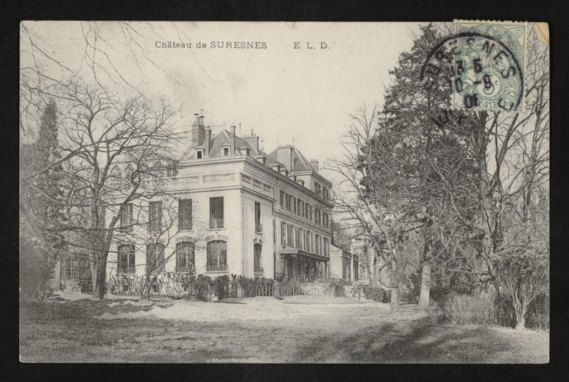 Carte postale ancienne Château de Suresnes à Suresnes