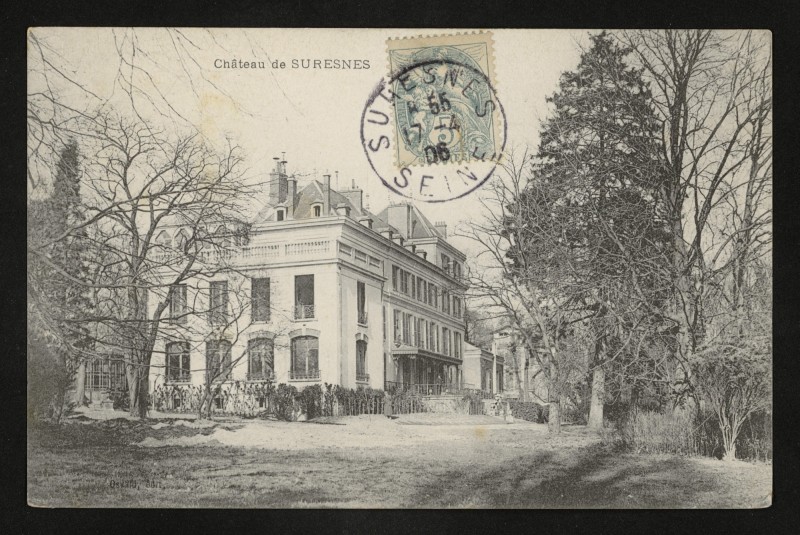 Carte postale ancienne Château de Suresnes à Suresnes