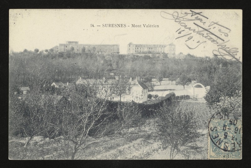 Carte postale ancienne Mont Valérien à Suresnes