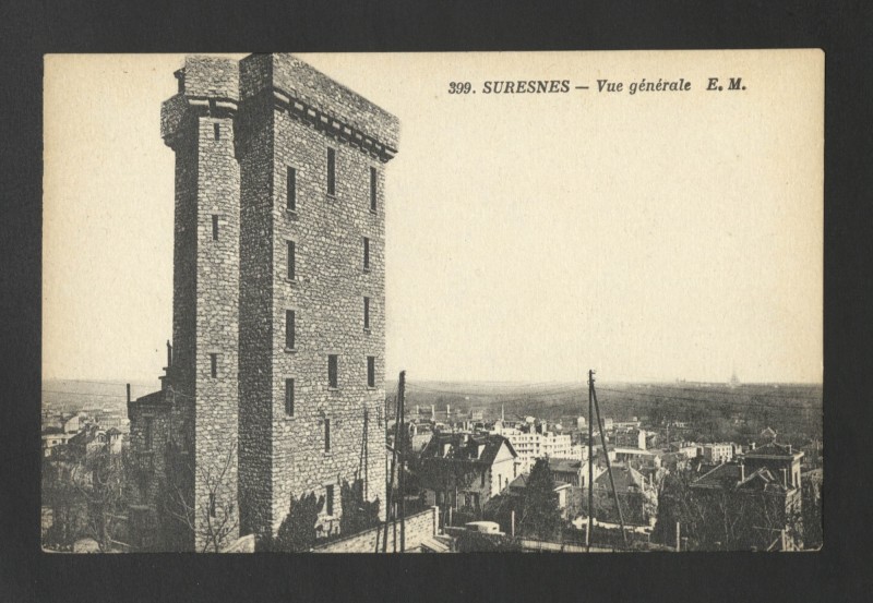Carte postale ancienne Vue générale à Suresnes