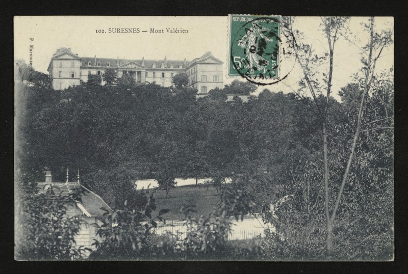 Carte postale ancienne Mont-Valérien à Suresnes