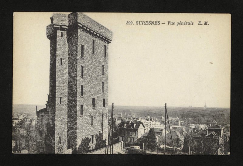 Carte postale ancienne Vue générale à Suresnes