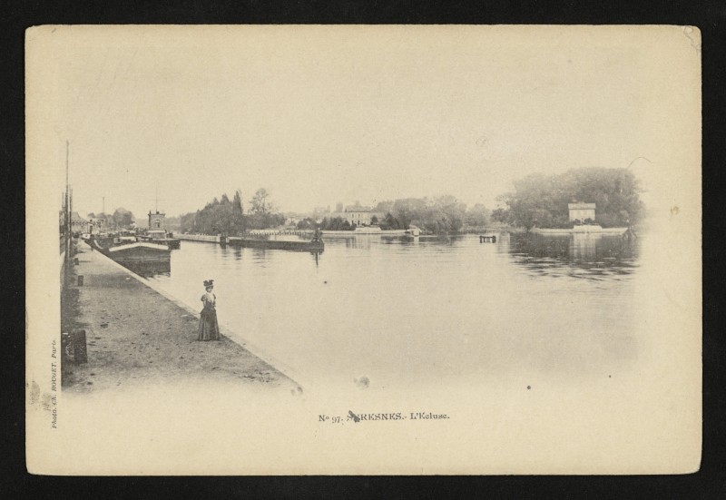 Carte postale ancienne L'Ecluse à Suresnes