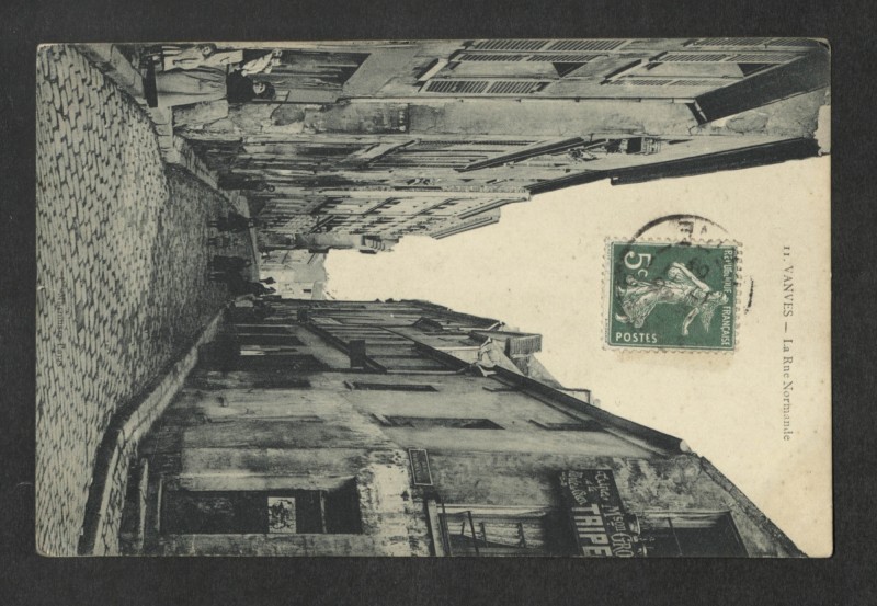 Carte postale ancienne La Rue Normande à Vanves