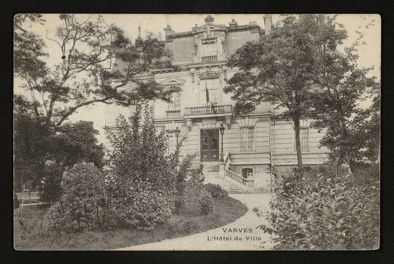 Carte postale ancienne L'Hôtel de Ville à Vanves