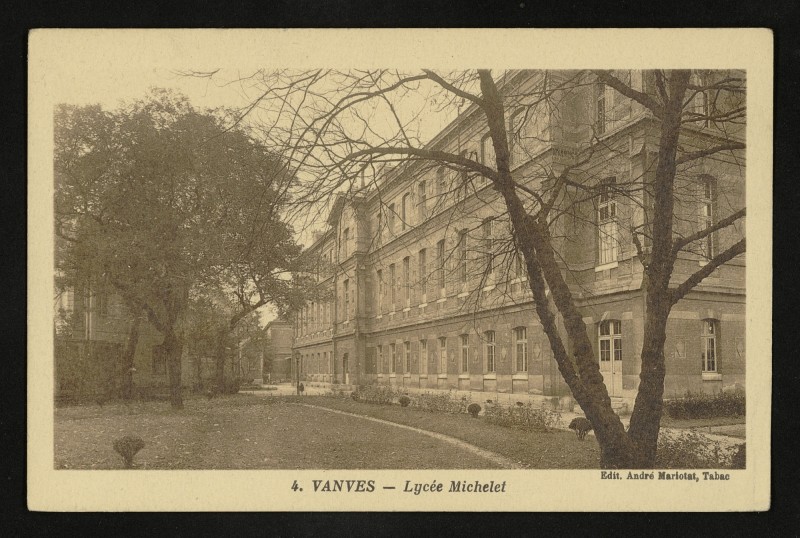 Carte postale ancienne Lycée Michelet à Vanves