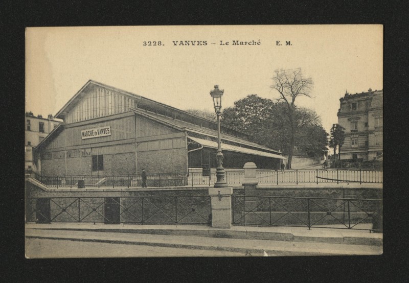 Carte postale ancienne Le Marché à Vanves