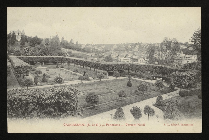 Carte postale ancienne Panorama - Versant Nord à Vaucresson