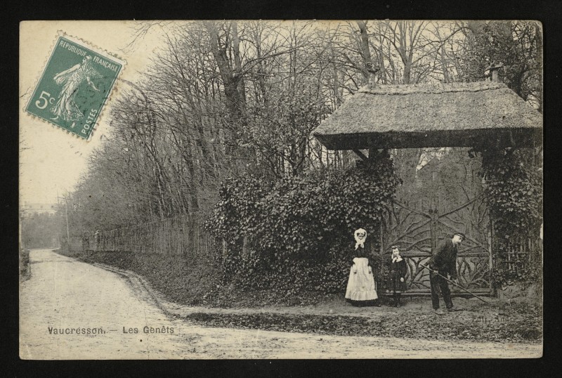 Carte postale ancienne Les Genêts à Vaucresson