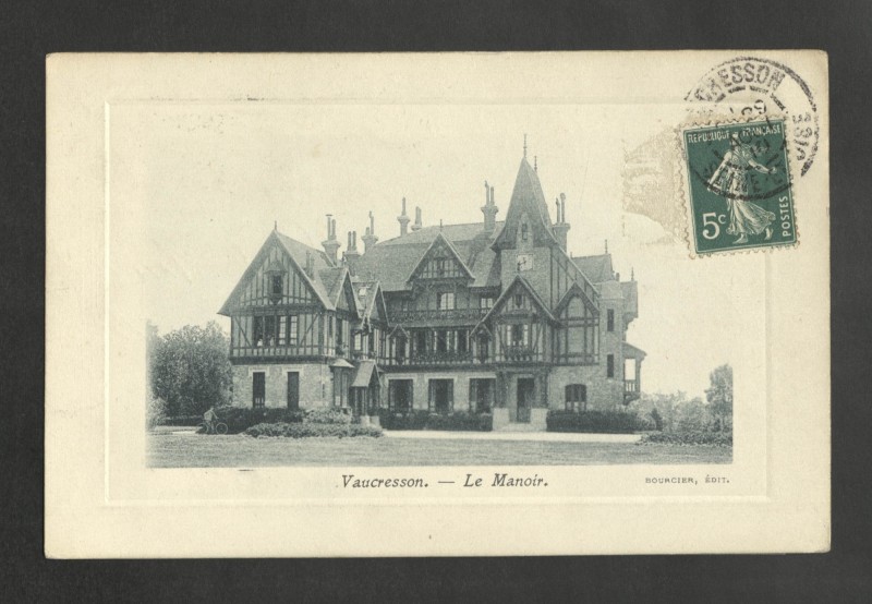 Carte postale ancienne Le Manoir à Vaucresson