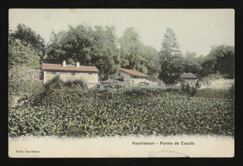 Carte postale ancienne Ferme de Cucufa à Vaucresson