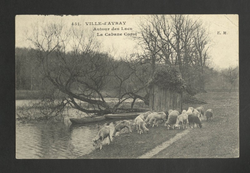 Carte postale ancienne Autour des Lacs - La Cabane Corot à Ville-d'Avray