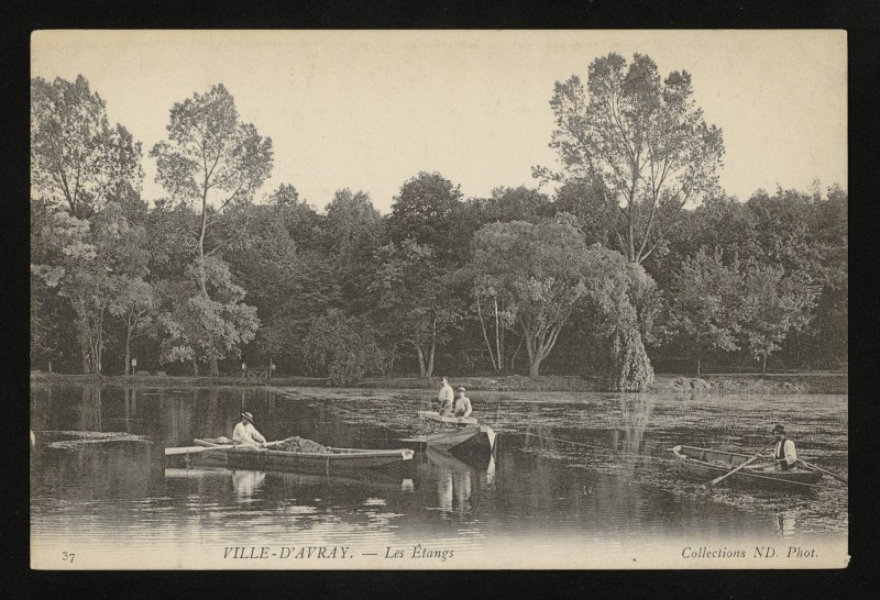 Carte postale ancienne Les Etangs à Ville-d'Avray