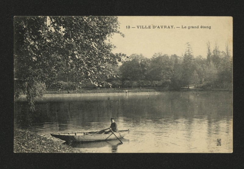Carte postale ancienne Le grand étang à Ville-d'Avray